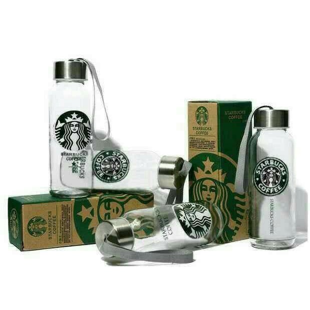 Bình Đựng Nước Starbucks + Túi Đựng Chai Starbuck My Bottle