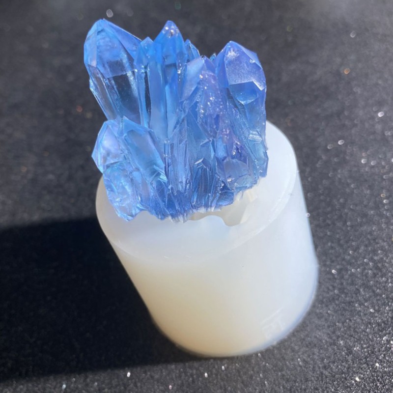 Khuôn silicone tạo hình mặt trang sức tinh thể epoxy mô phỏng làm trang sức thủ công mỹ nghệ