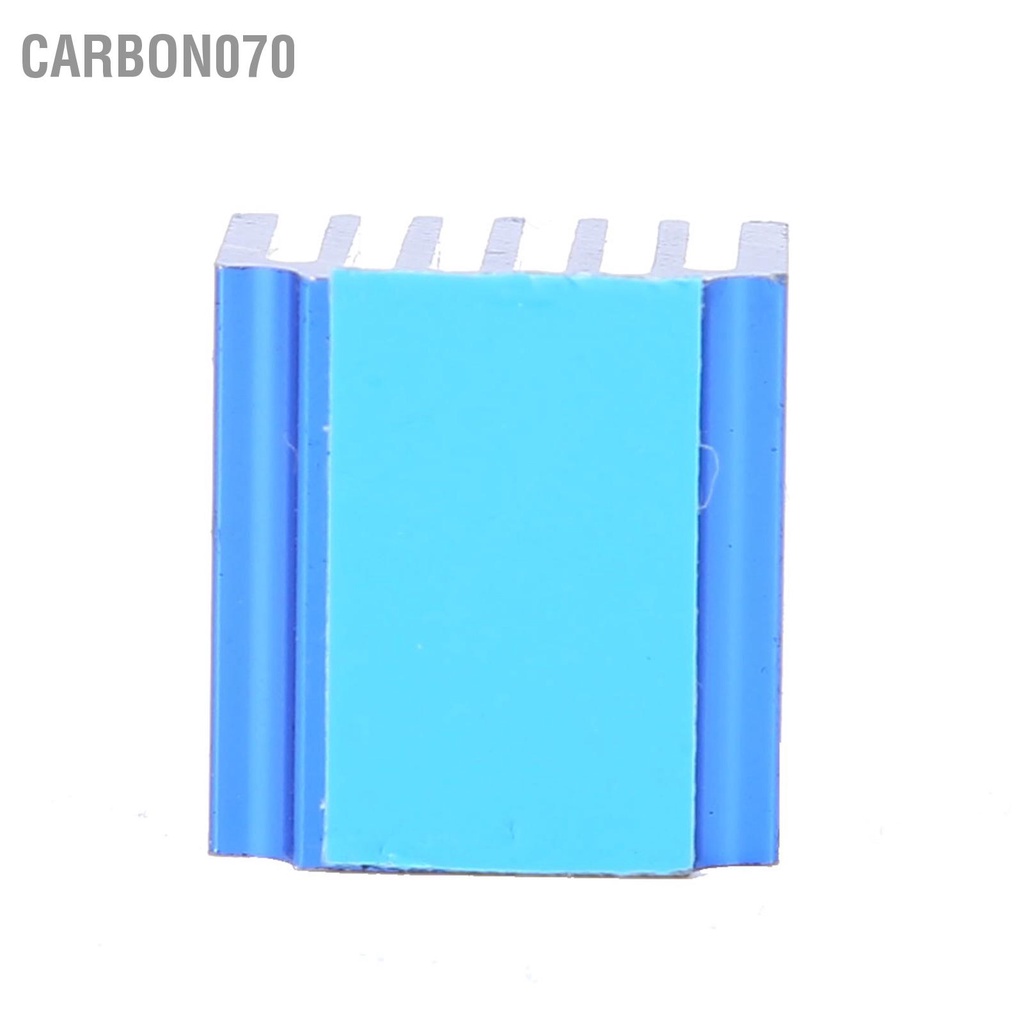 Hàng Sẵn 10pcs tản nhiệt Mini Cooler với băng dính dẫn nhiệt cho TMC 2100/2208 LV8729 Trình điều khiển động cơ bước Set 10 Tấm Nhôm Tản Nhiệt Cao Cấp Cho Máy In 3d【Carbon070】