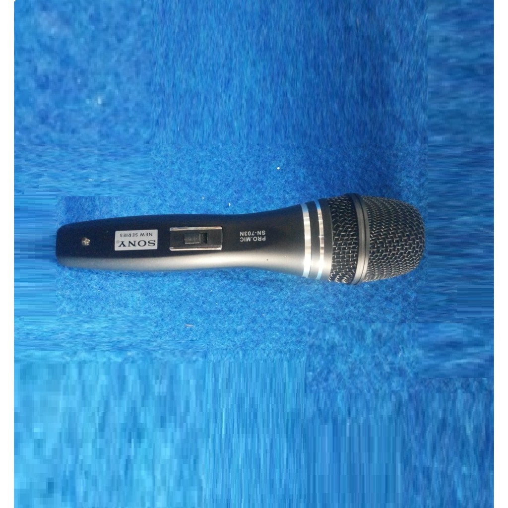 Mic karaoke Sony có dây phụ kiện cho Loa bluetooth, loa kéo, ampli đa năng