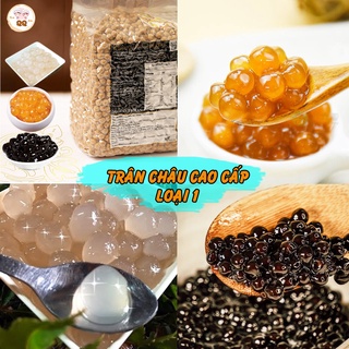 Trân châu hoàng kim, đen, trắng 200gram siêu dai - Nguyên liệu trà sữa QQ