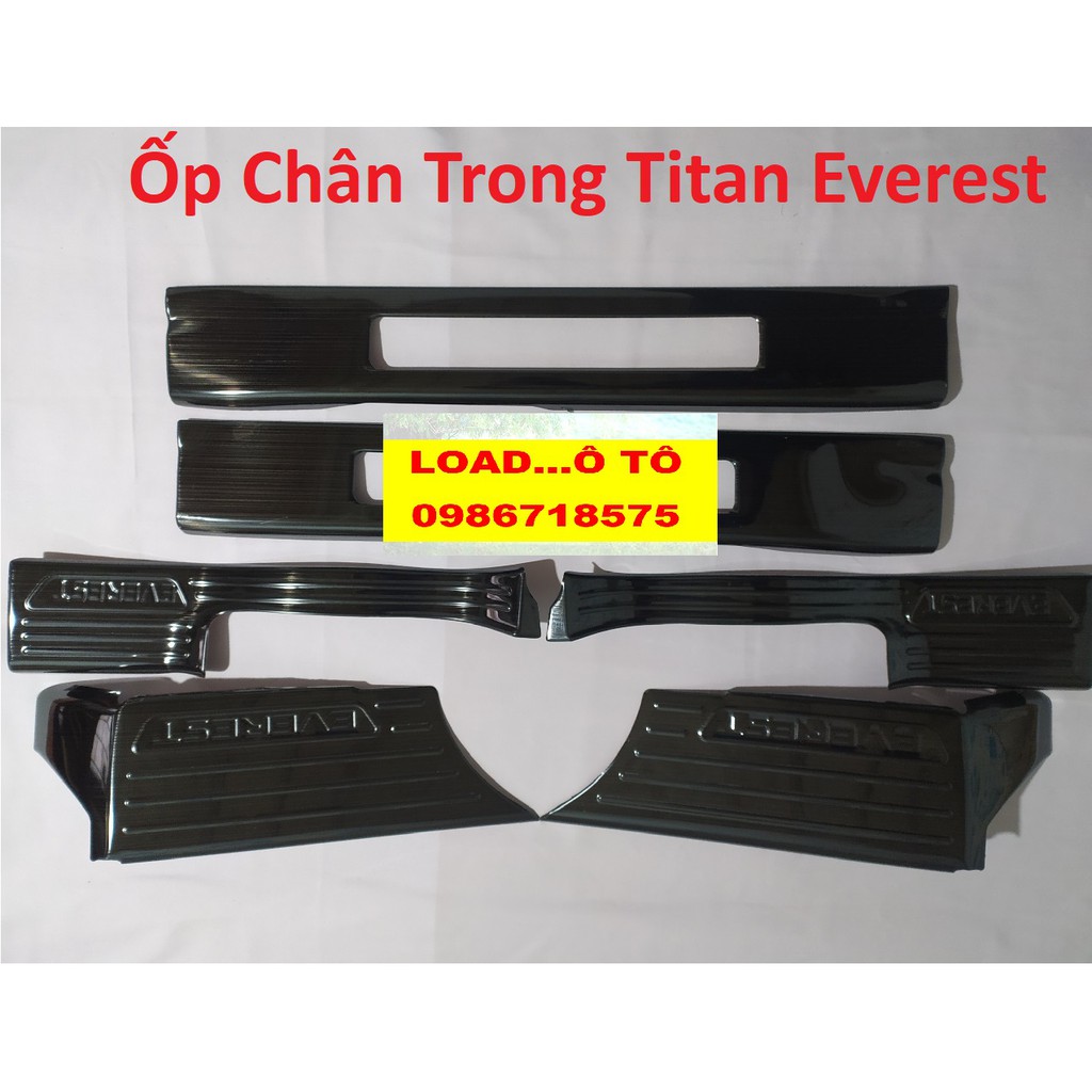 Ốp Bậc Chân Cả Bộ Ford Everest 2018-2019,2020 Titan Cao cấp