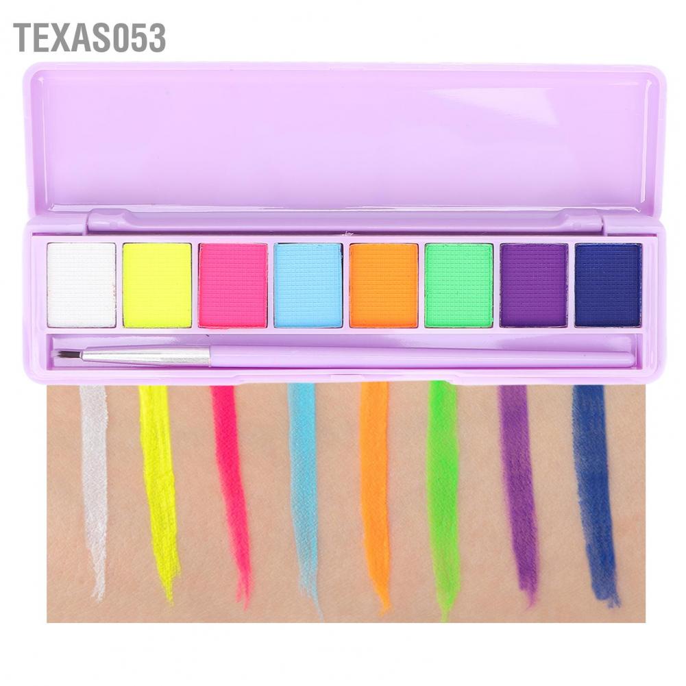 Hàng HOT HANDAIYAN Phấn Kẻ Mắt Dạ Quang Chống Nhòe Chống Lem huỳnh quang Nước hòa tan vẽ trang trí nghệ thuật trên cơ thể 【Texas053】