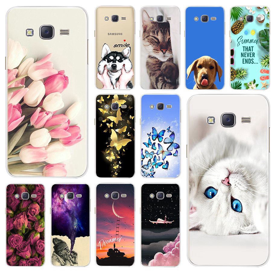 Ốp điện thoại TPU mềm họa tiết hoạt hình thích hợp cho Samsung Galaxy J3 2016 J320 2017