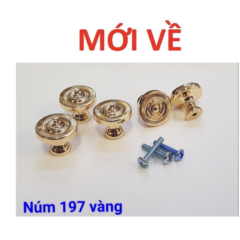 tay cầm tủ, nụ tủ, núm tủ mã 197 (hàng cao cấp)