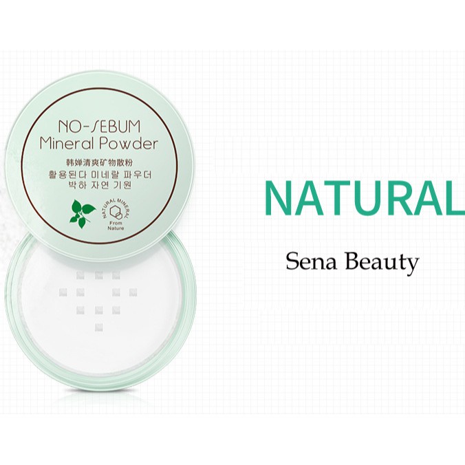 Phân phủ kiềm dầu giúp lớp trang điểm hoàn hảo dạng bột No Sebum Mineral Powder Rorec