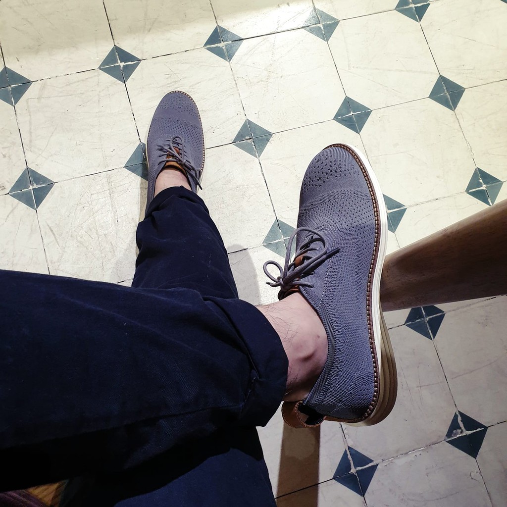 Giày Sneaker nam làm từ cà phê - SHOEX - COFFEE CAPTOE OXFORD