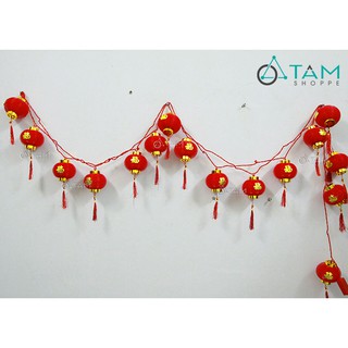 [LOẠI 1] Dây đèn lồng đỏ treo trang trí dài 5m số 16