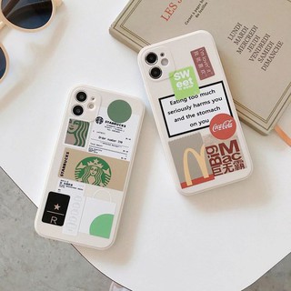 Ốp Điện Thoại In Hình Logo Starbuck Cho Iphone 12 / 12 Pro / 11 Pro Max / 7 / 8 Plus / Xr