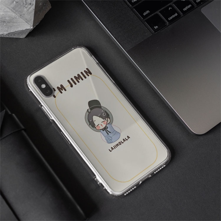 Ốp lưng BTS Jimin chibi cho iPhone 12ProMax iPhone 11 X XsMax Xr iPhone 7 8Plus  BLUBTS0736