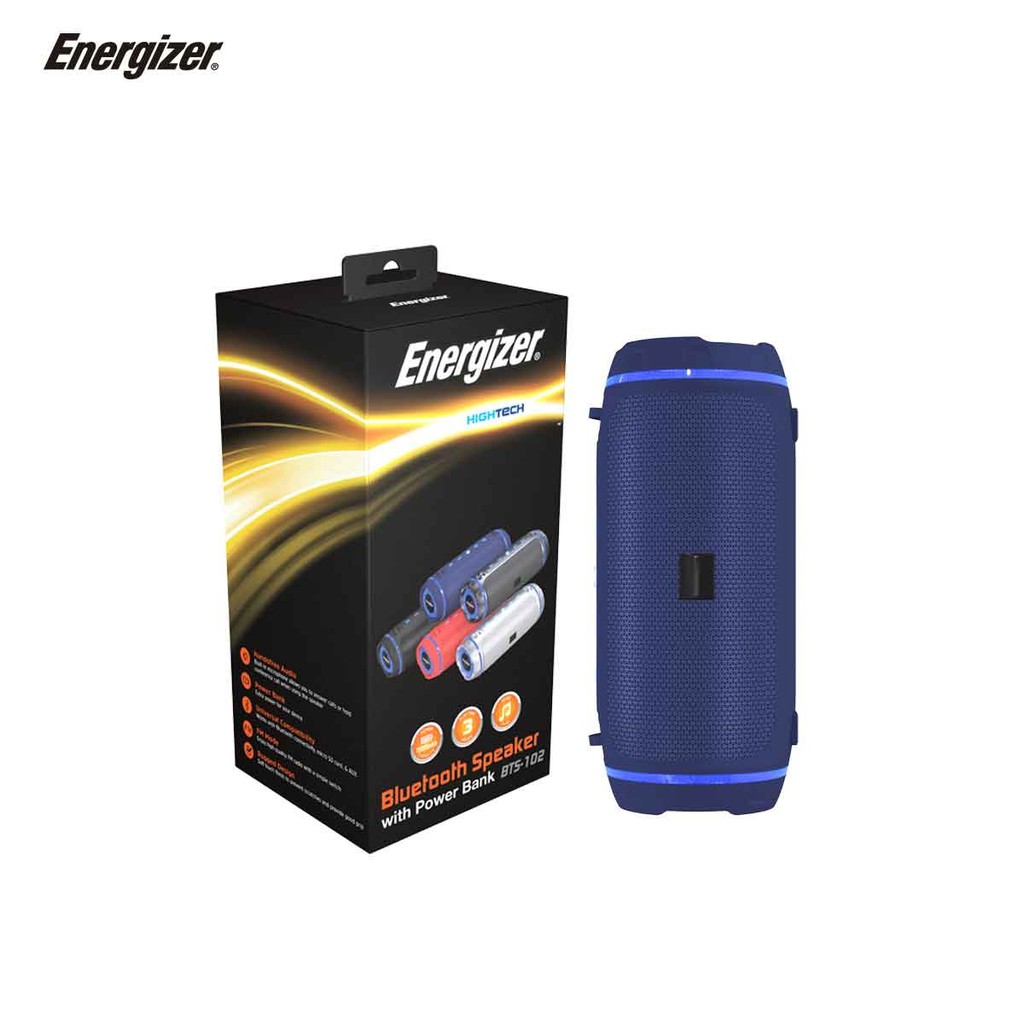 [Mã 2404EL10K giảm 10K đơn 20K] Loa Bluetooth Energizer BTS102 - công suất 10W - Hàng Chính Hãng