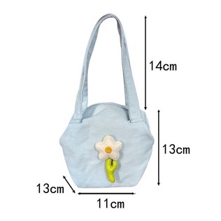 Túi Đeo Vai/Đeo Dưới Cánh Tay Họa Tiết Hoa Bentoy Milkjoy Hàn Quốc Cho Nữ