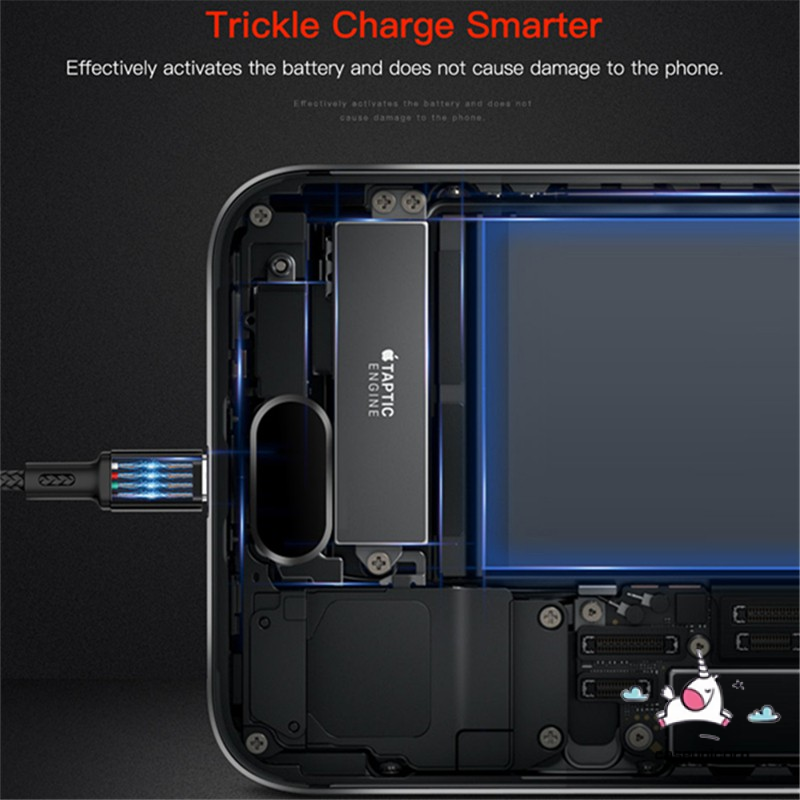 Cáp sạc nhanh thiết kế 3 trong 1 cổng Micro Usb Type C thích hợp cho Iphone