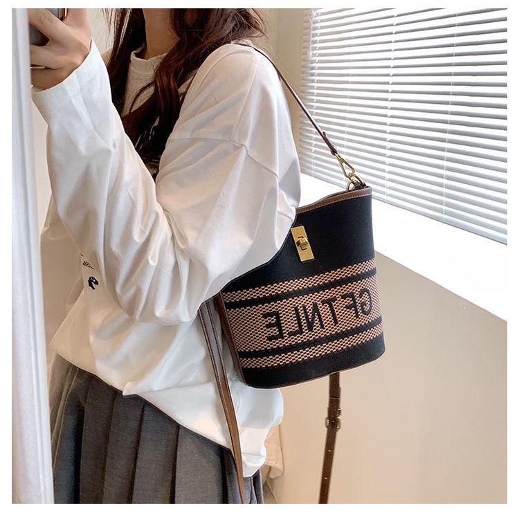 Túi Xách Canvas Sức Chứa Lớn Thời Trang Mùa Hè Dành Cho Nữ