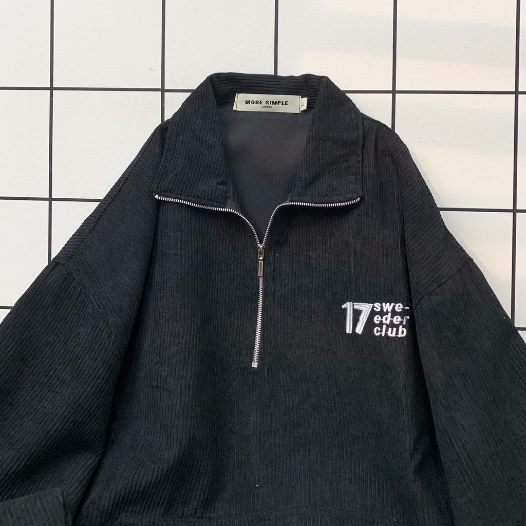 Áo Sweater 17MM Nữ Form Rộng Vải Nỉ Bông Phong Cách Ulzzang Oversize Unisex– Yowol SG