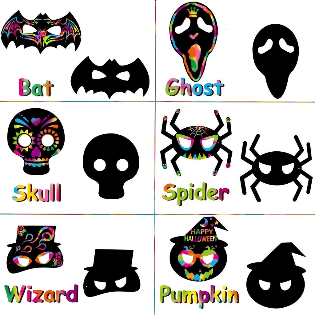 Mặt Nạ Hóa Trang Halloween Hình Động Vật Cho Bé