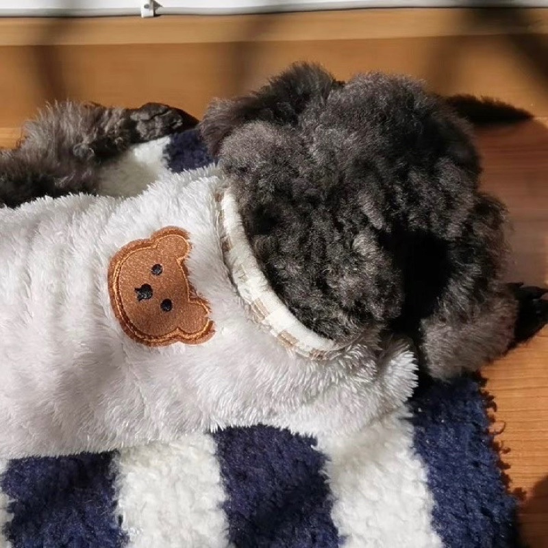 Áo Cho Thú Cưng Vải Lông Hình Gấu - PET0056
