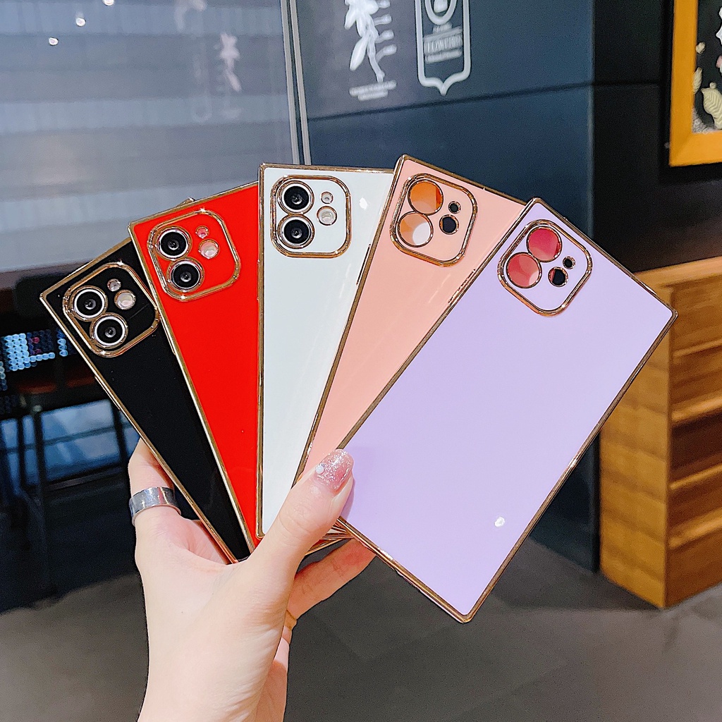 Ốp điện thoại viền vuông thích hợp cho Iphone 7plus 8plus I12 12 Pro 12 Pro Max I7 I8 Xs I11 11 Pro Max Xs Max 8plus