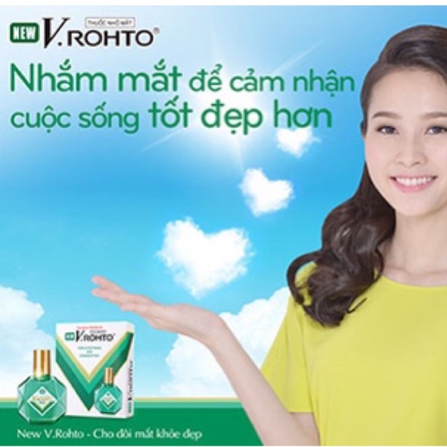 Nhỏ mắt VROHTO NEW dưỡng mắt - Chai 13ml