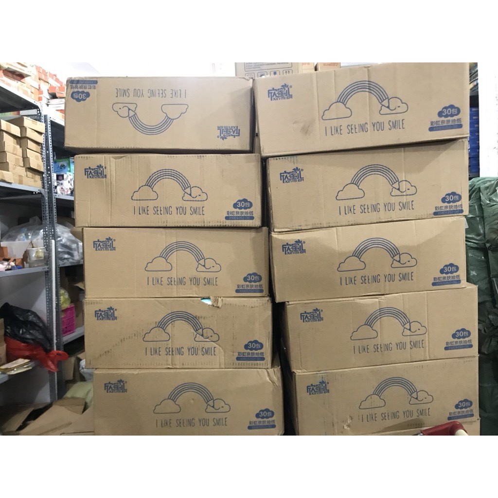 Giấy ăn cầu vồng Siêu Dai. chính hãng ximier ( nội địa trung )100%