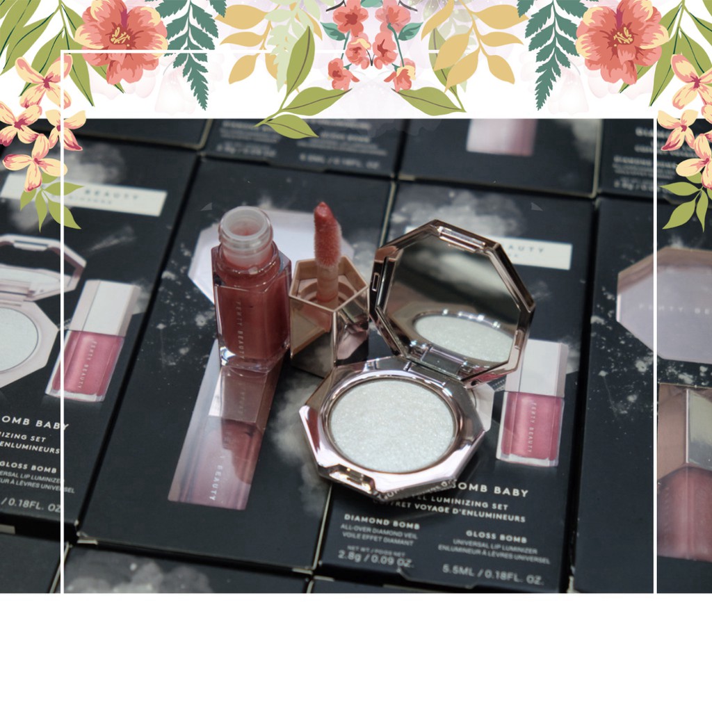Set Phấn Son Fenty Beauty Diamond Bomb Baby Mini | BigBuy360 - bigbuy360.vn
