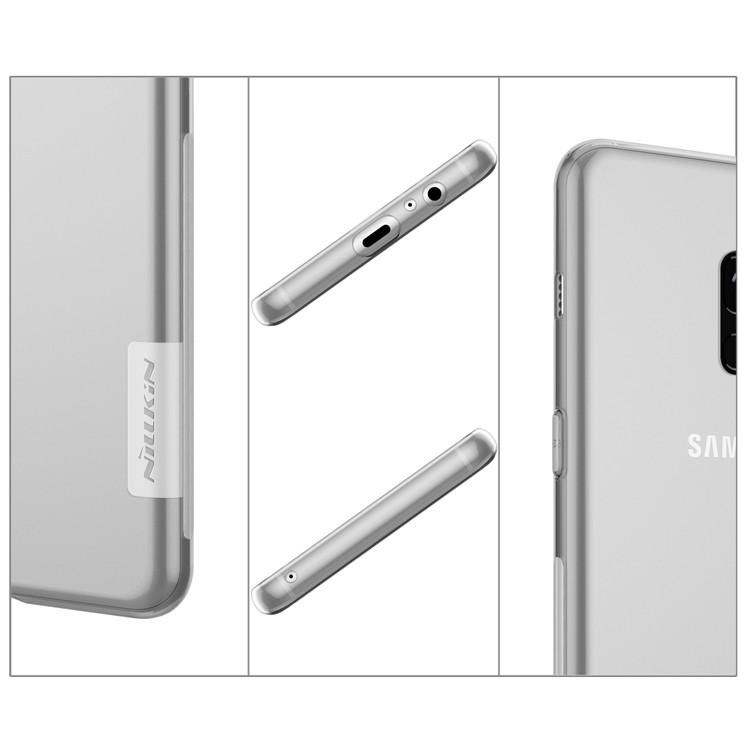 Ốp lưng Samsung Galaxy A8 2018 dẻo silicon chính hãng Nillkin chống trầy hạn chế ố vàng