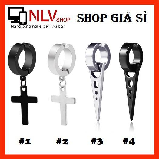 Khuyên tai kẹp phong cách hàn quốc - bông tai thời trang không cần xỏ lỗ