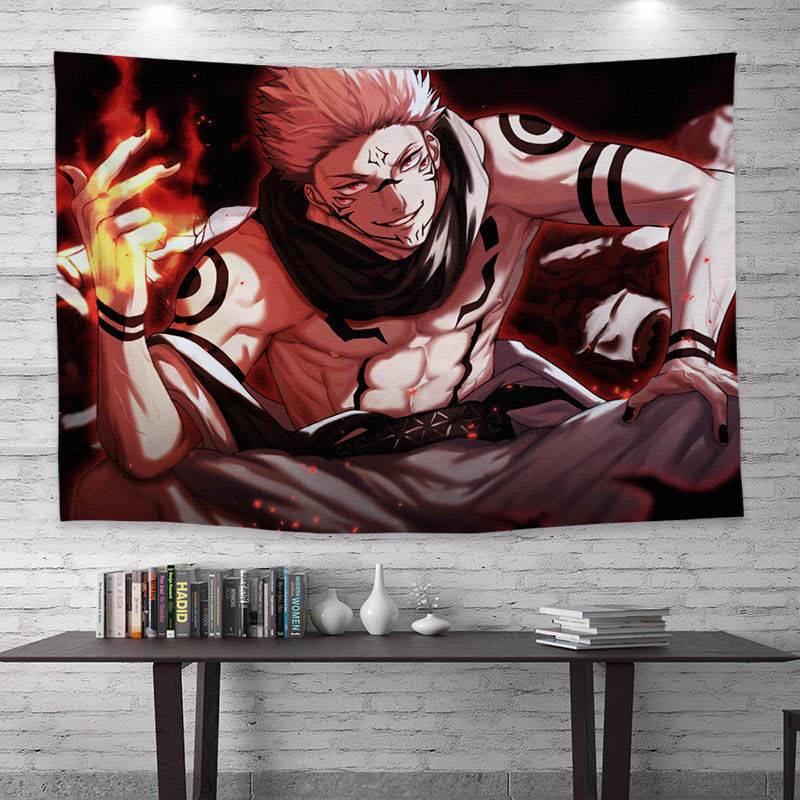 Tranh Vải Treo Tường Họa Tiết Anime jujutsu kaisen