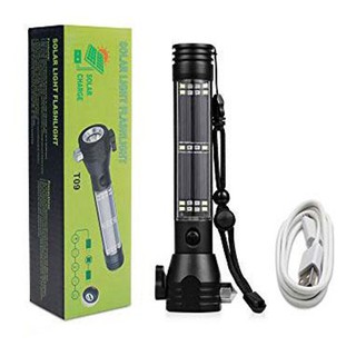 Đèn pin sạc đa năng T09 xịn - kiêm sạc dự phòng - đèn pin cứu hộ thoát hiểm trên xe hơi, ô tô