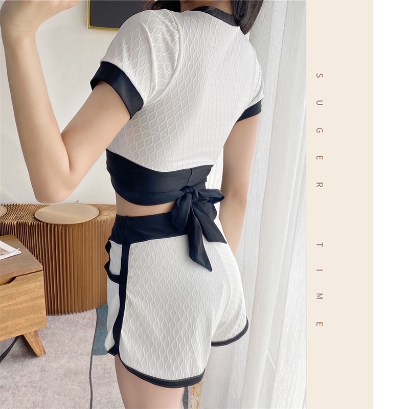 Bộ Đồ Bơi Ba Mảnh Phong Cách Hàn Quốc Thời Trang Cho Nữ