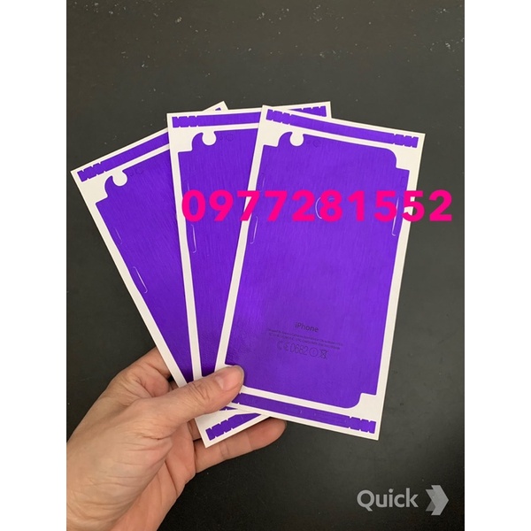 miếng dán lưng kièm viền iphone 6plus,6s plus,6 plus (5.5)