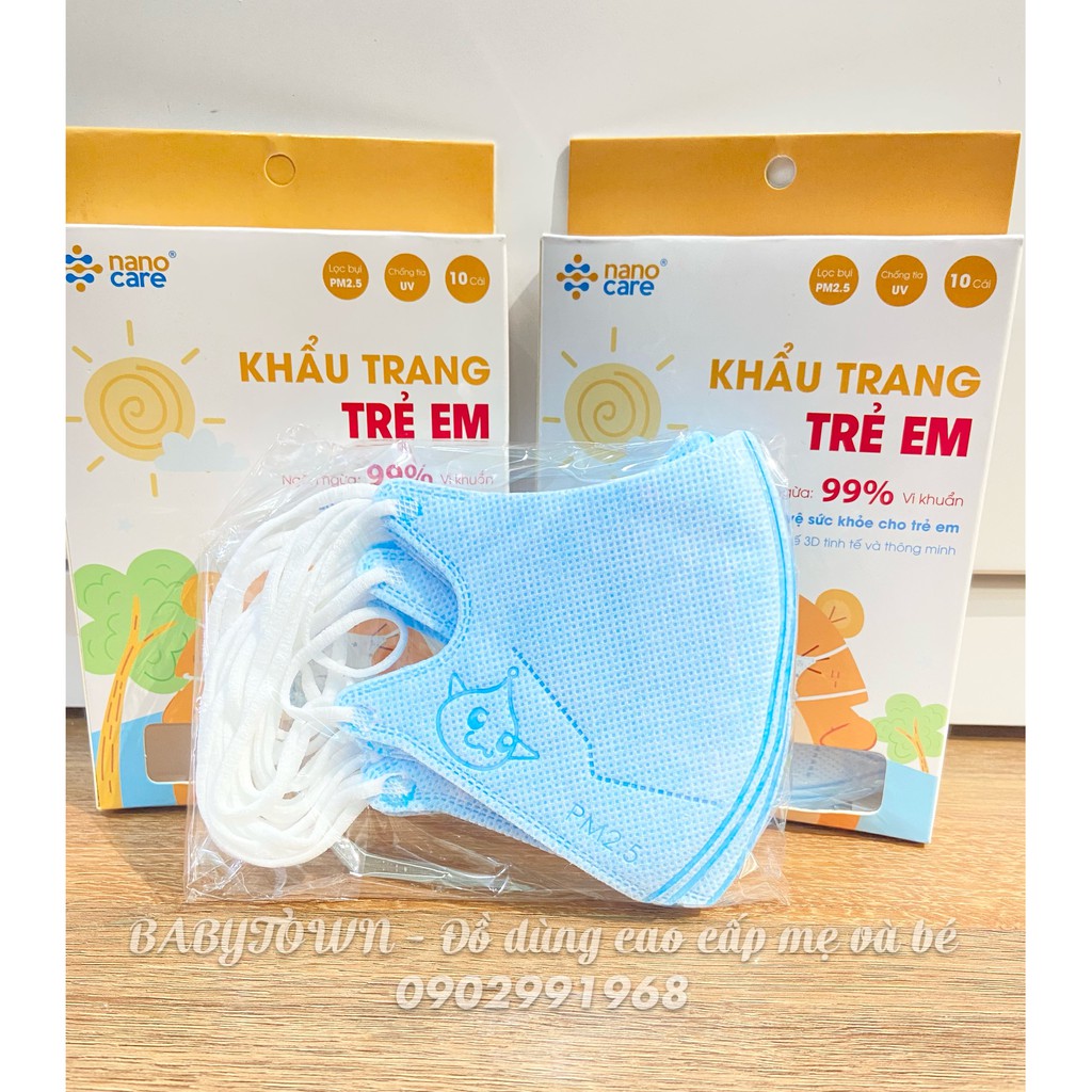 Khẩu trang trẻ em Kids Nanocare