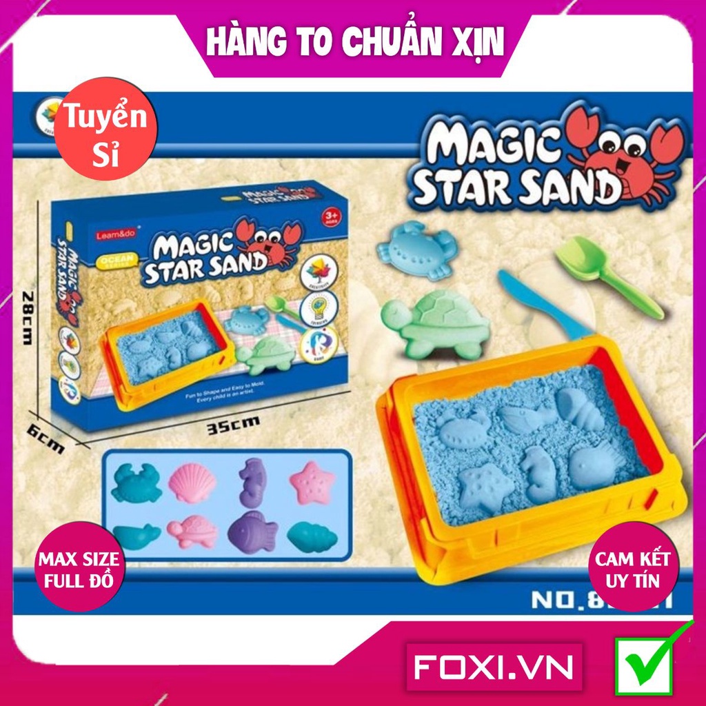 Cát động lực-cát nặn sinh học-trò chơi tạo hình nhiều màu sắc thú vị giúp trẻ tăng tính sáng tạo