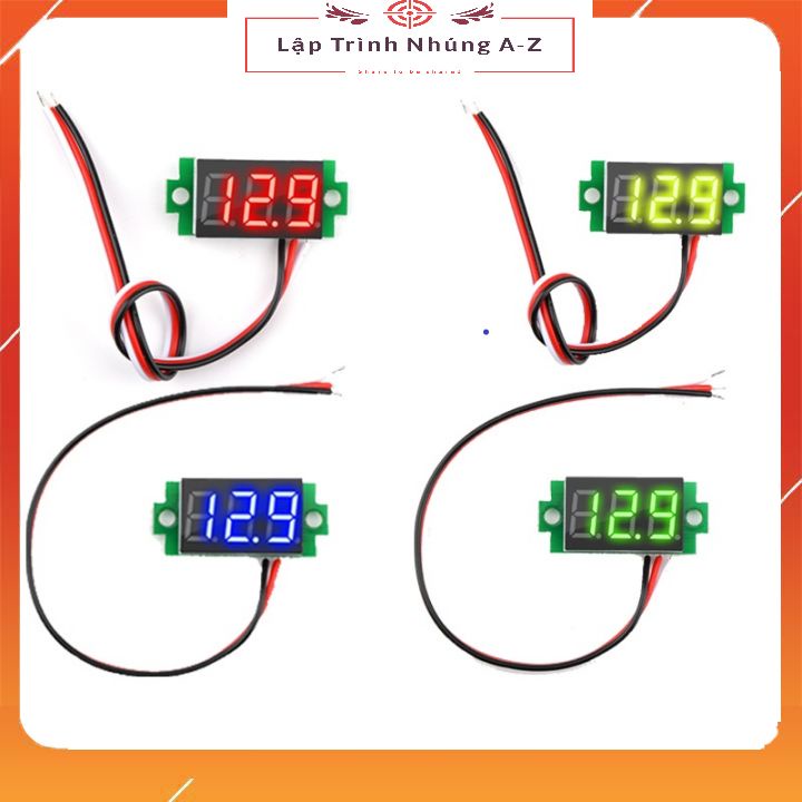 [Lập Trình Nhúng A-Z][152] Vôn Kế - Đồng Hồ Led Đo Áp - Volt DC 3 Dây 0~30v 0.36 Inch