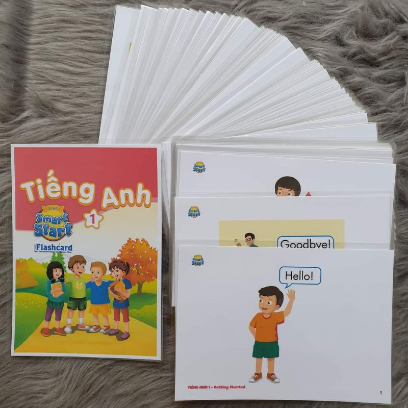 Bộ Flashcard A5 Sách I Learn Smart Start 1