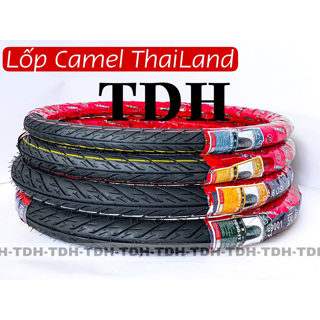 Vỏ lốp xe máy Camel gai Xương cá  có săm