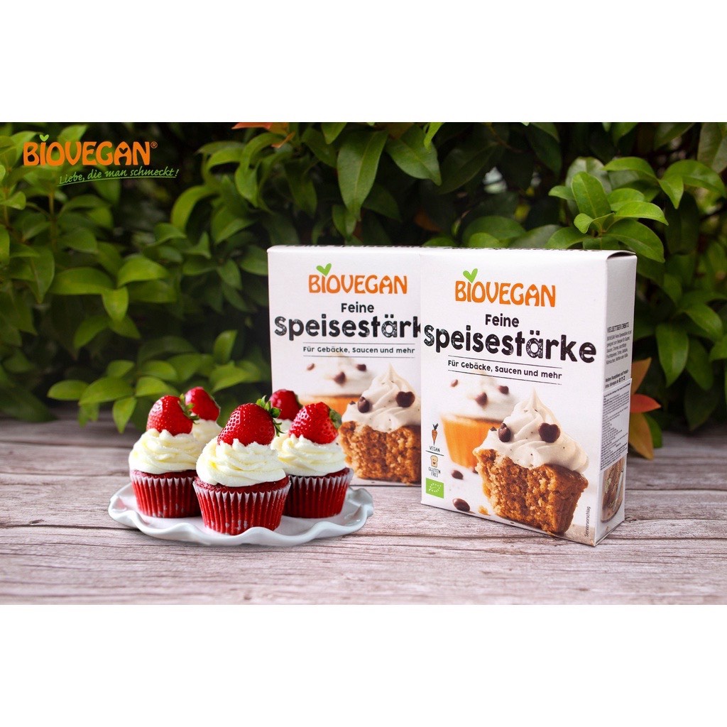 [BIOVEGAN] Tinh Bột Bắp Hữu Cơ Làm Món Phụ Cho Bé, Hộp 250gr