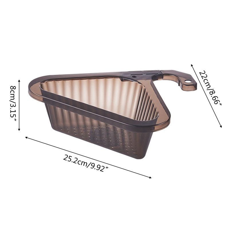 Giỏ Treo Vòi Nước Cỡ Lớn Có Tay Cầm Thu Gọn Tiện Dụng