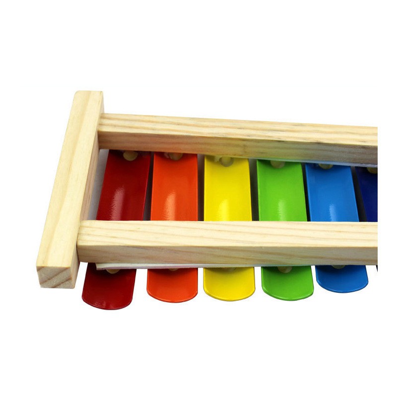 Bộ gõ bát độ nhỏ bằng gỗ gõ xylophone bộ gõ nhạc cụ tay gõ trên đàn piano gỗ trẻ em giác ngộ giáo dục sớm bán buôn đồ chơi