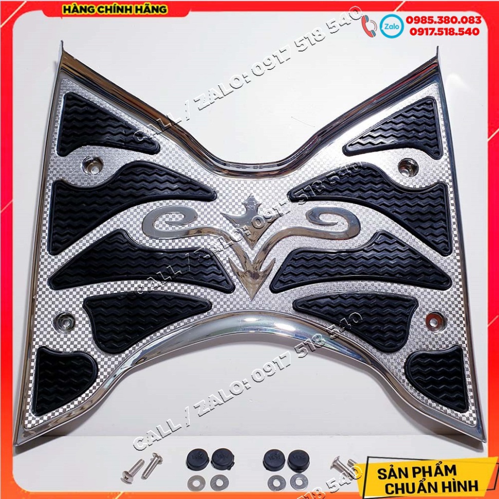 THẢM SH 2020 - Sh 2021 - SH 2022 MẠ CROM CHÍNH HÃNG ARTISTA ( LƯU Ý CÓ ỐC GẮN XUỐNG SÀN)  Nhựa ABS cao cấp