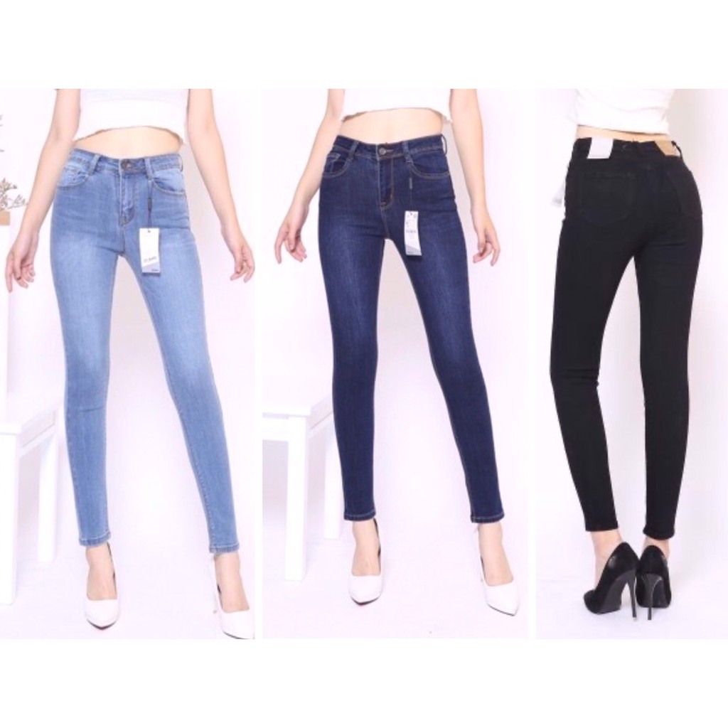 Quần Jean Nữ Lưng Cao Có Nhiều Màu,Quần Bò Nữ🏵️🏵️trơn lai thường | BigBuy360 - bigbuy360.vn
