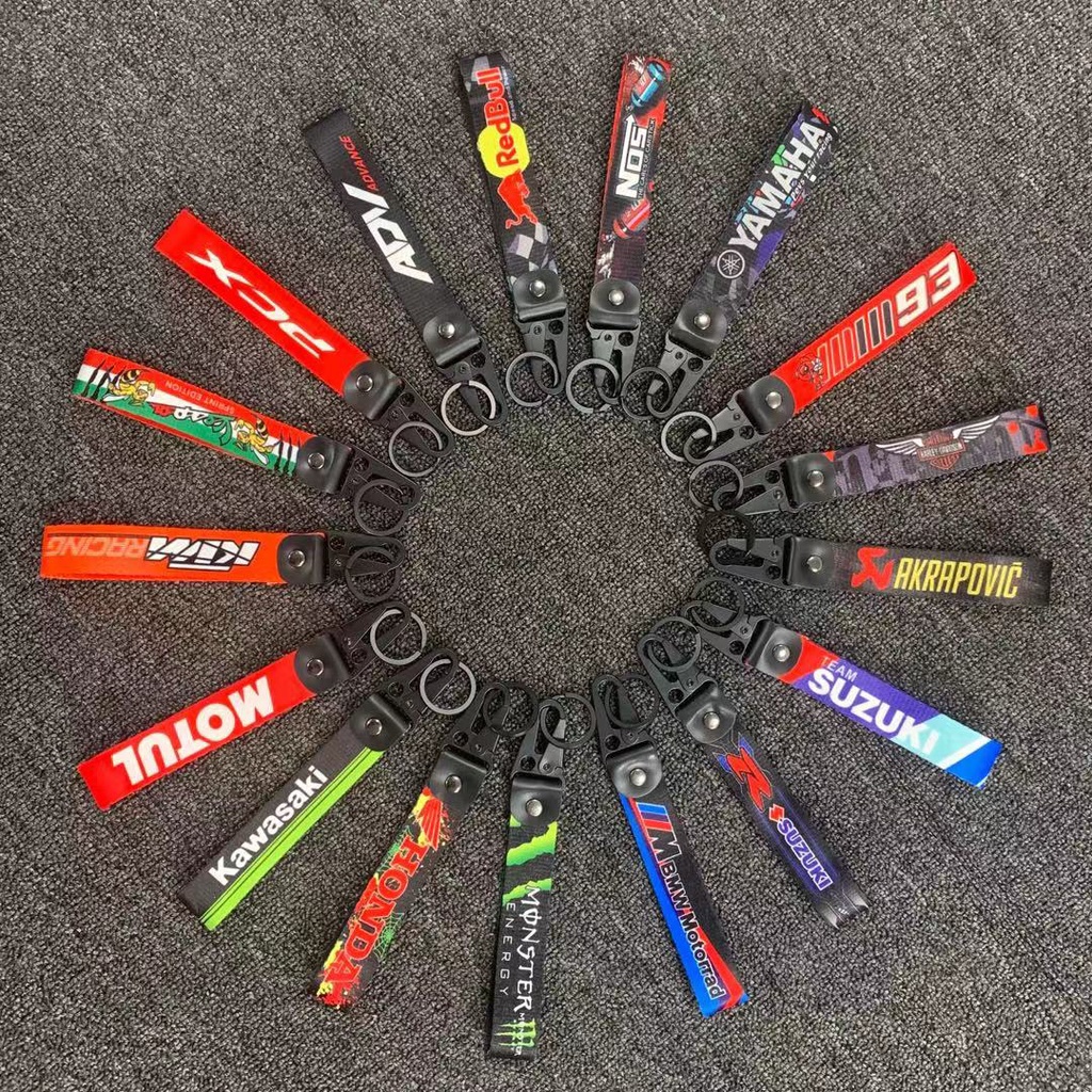 Móc Chìa Khóa Chống Thất Lạc Chuyên Dụng Cho Xe Mô Tô Honda ADV PCX MOTUL JDM AKRAPOVIC