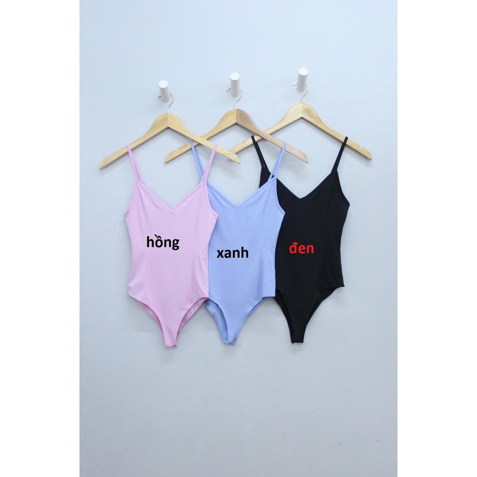 Q8967 - Bodysuit thun 2 dây F21, trơn