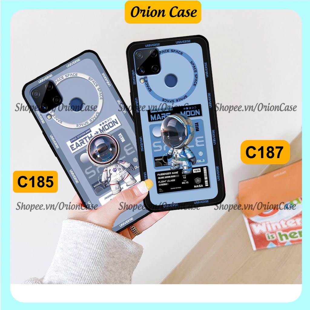 Ốp Realme C12 / C15 in hình astronaut pro nasa, moutain cá tính.ốp lưng chống sốc.