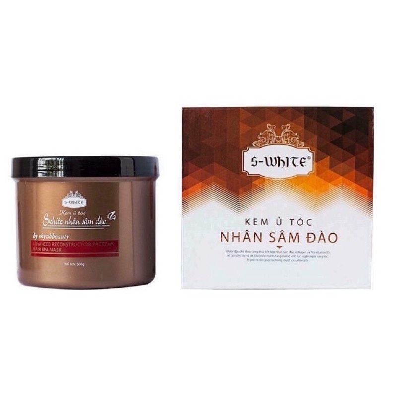 Kem Ủ Tóc Nhân Sâm Đào S White 500g