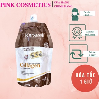 Hấp ủ tóc karseell hấp ủ tóc collagen phục hồi chuyên sâu collagen karseell maca dạng túi 500ml - hàng chính hãng