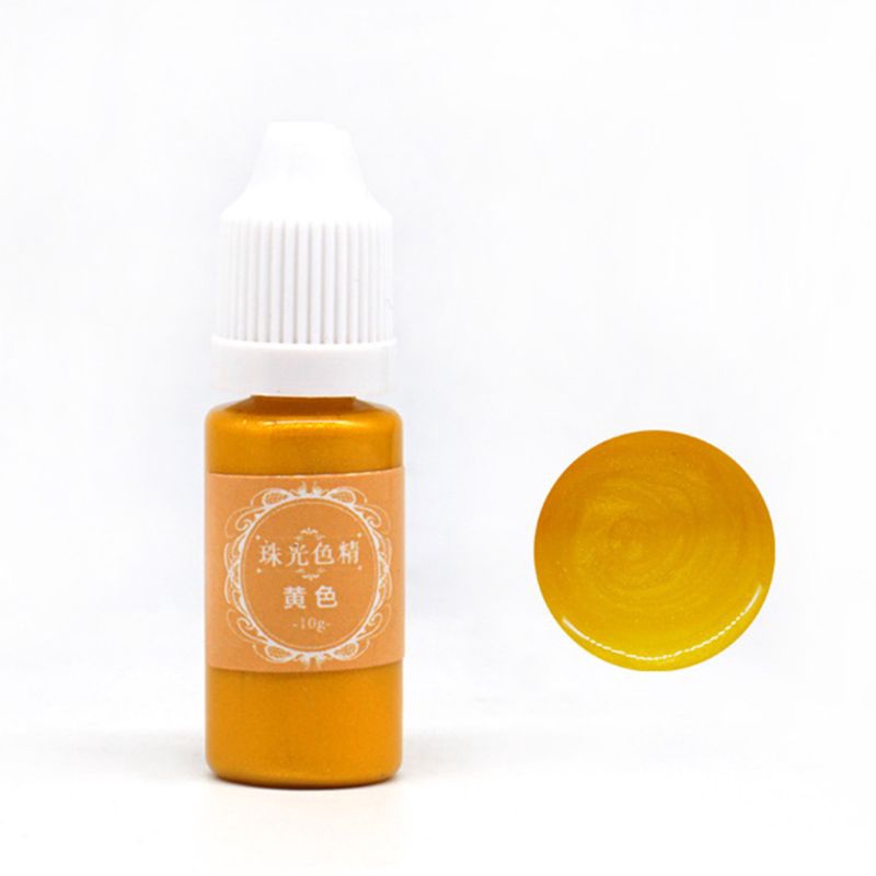 Chai resin epoxy nhiều màu ánh ngọc trai làm vật dụng handmade DIY