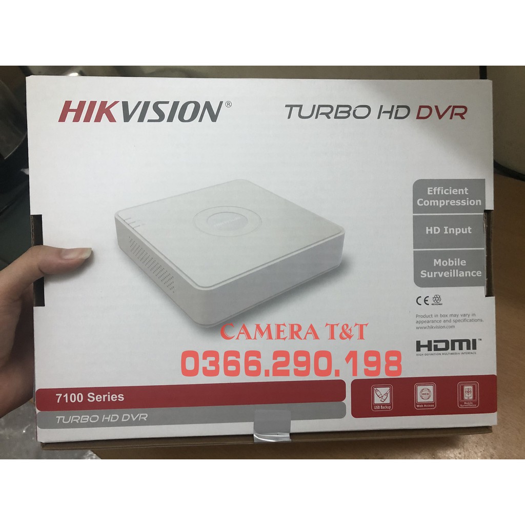 COMBO 4 CAMERA HIKVISION 10DF0T-F 2.0MP - FULLHD - CÓ MÀU BAN ĐÊM - ĐẦY ĐỦ PHỤ KIỆN