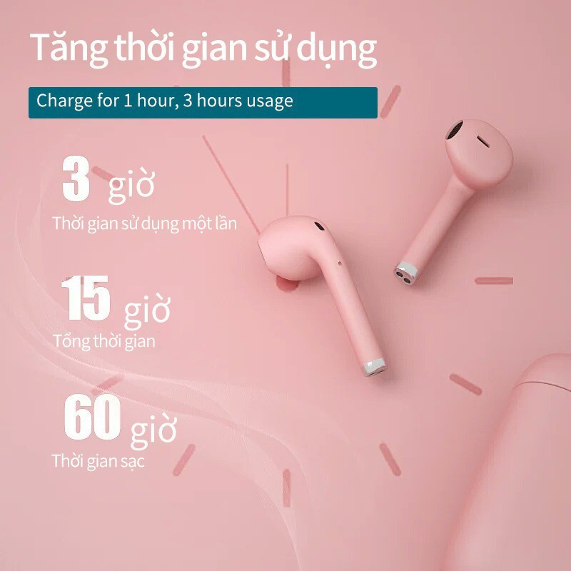 TAI NGHE BLUETOOTH i12 TWS PRO NHÉT TAI BLUETOOTH CẢM BIẾN VÂN TAY VÀ iNPOD 12 5.0