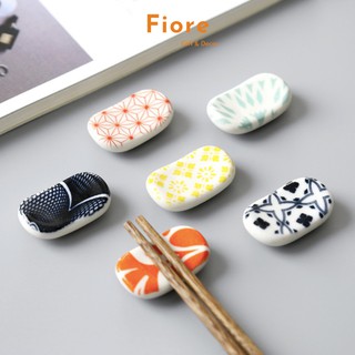 Gác đũa - set 5 gác đũa sứ phong cách Nhật – giao họa tiết ngẫu nhiên - phụ kiện bàn ăn đẹp B3.91